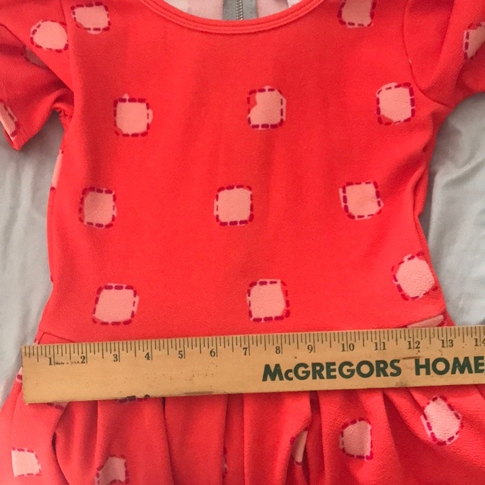 Coral Lularoe Dress - Picture 6 of 8